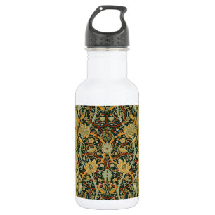 Botella De Agua Patrón de tapiz del bosque de William Morris: Vint