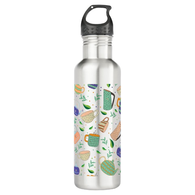 Botella De Agua patrón de té (Anverso)