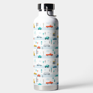 Botella De Agua Patrón de vehículos de autovía de corte