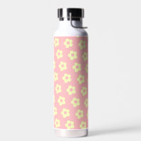 Patrón floral de color amarillo rosado pastel Giro