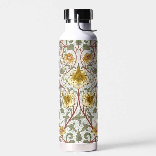 Botella De Agua Patrón floral de narciso de William Morris (Izquierdo)