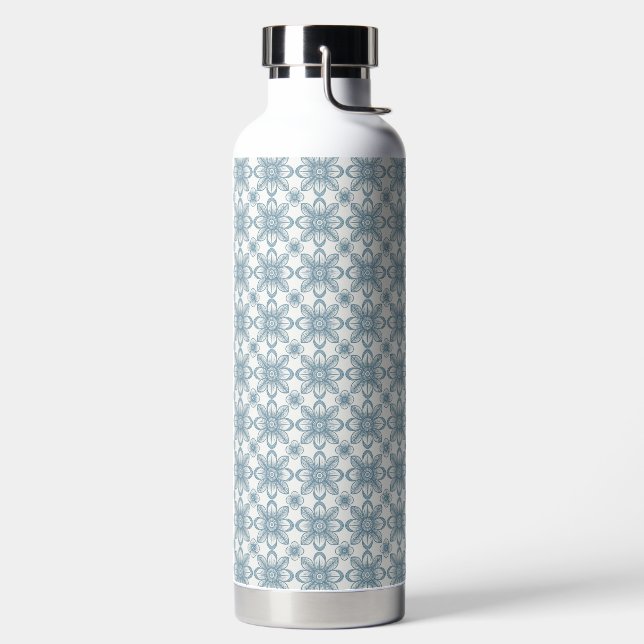 Botella De Agua Patrón floral escandinavo (Izquierda)