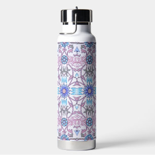 Botella De Agua Patrón floral vintage, William Morris