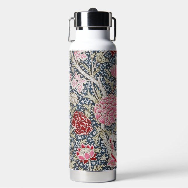 Botella De Agua Patrón floral, William Morris (Frente)