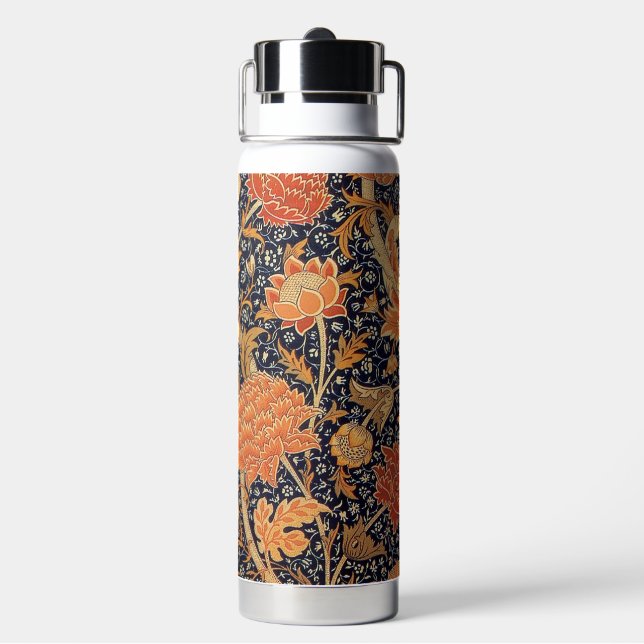 Botella De Agua Patrón Floral, William Morris (Reverso)