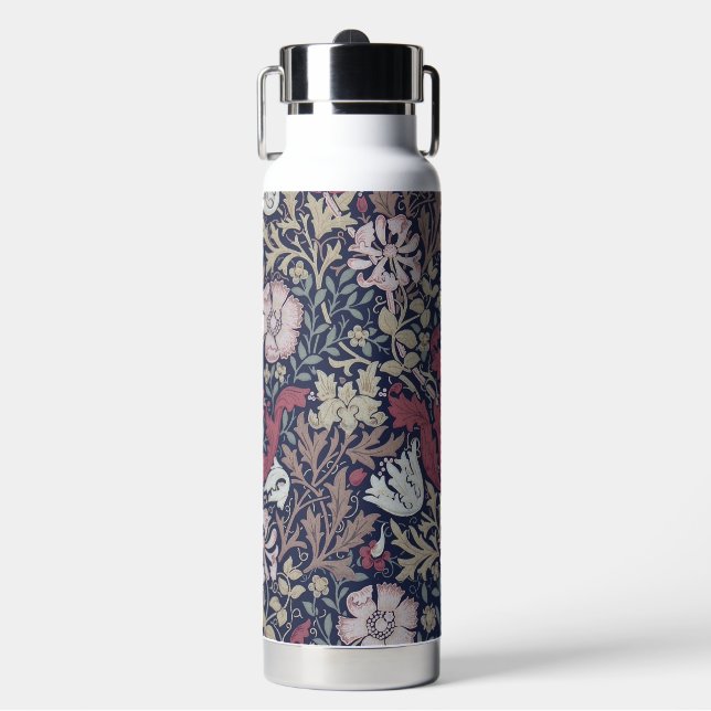 Botella De Agua Patrón floral, William Morris (Frente)
