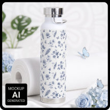 Patrón francés de Toile de jouy azul Chinoseirie