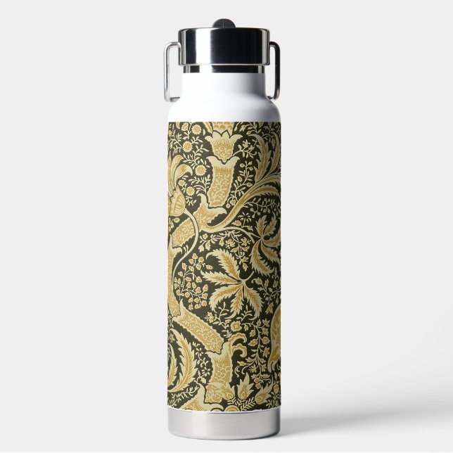 Botella De Agua Patrón Indio, William Morris (Frente)