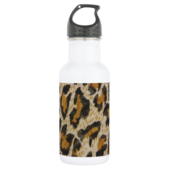 Botella De Agua Patrón — Leopardo (Anverso)
