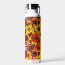 Patrón sin foco de los girasoles