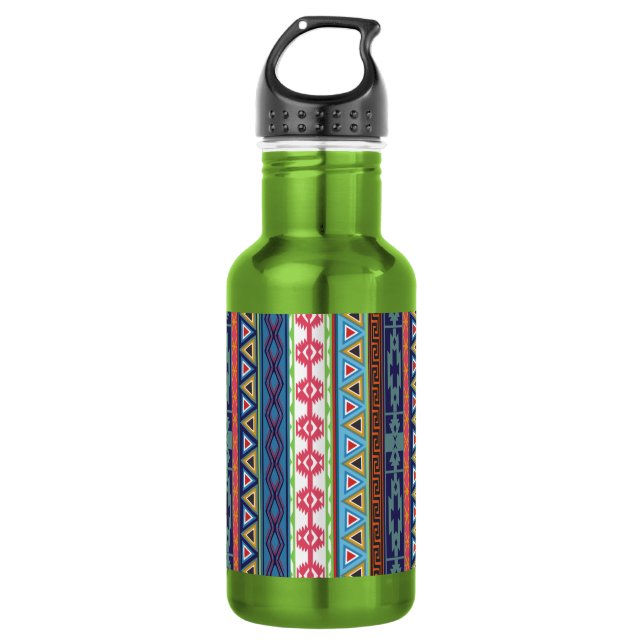Botella De Agua Patrón tribal (Anverso)