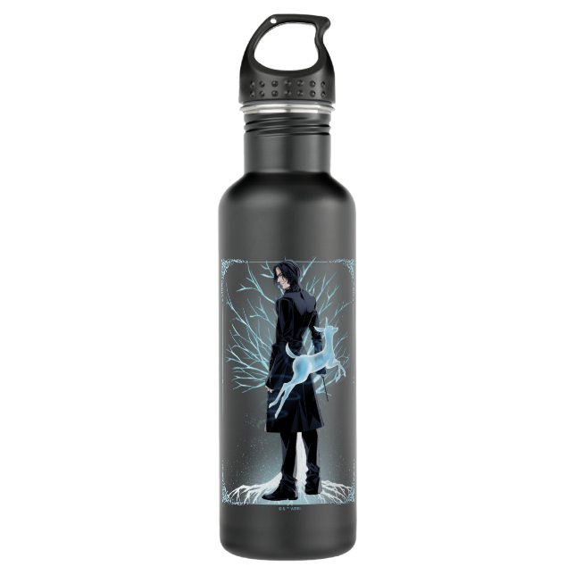 Botella De Agua Patrono de Doe de Anime Severus Snape (Anverso)