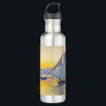 Botella De Agua Paul Signac - El puerto al atardecer, Opus 236<br><div class="desc">El puerto al atardecer,  Opus 236 (Saint-Tropez) / El Port au soleil couchant,  Opus 236 (Saint-Tropez) - Paul Signac,  Oil on Canvas,  1892</div>