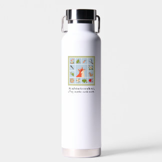 Botella De Agua Pause Tiles Woodland Walk 22oz Water Bottle