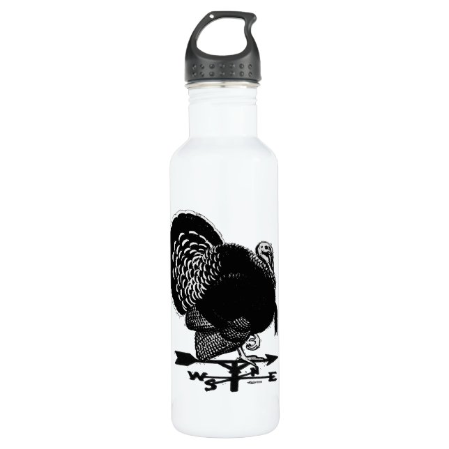 Botella De Agua Pavo veleta (Anverso)