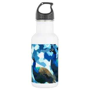 Botella De Agua Pavos reales pacíficos