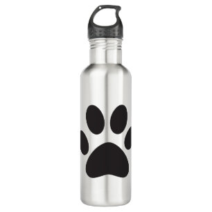 Botella De Agua Paw Print Dog Cat Animal Mascota Fopy Puppy