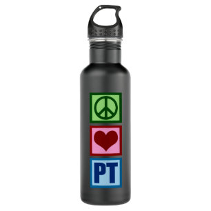 Botella De Agua Paz Amor PT