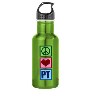 Botella De Agua Paz Amor TF