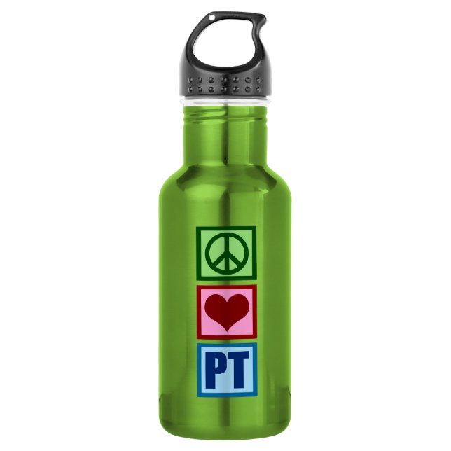 Botella De Agua Paz Amor TF (Anverso)