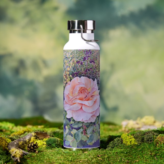 Botella De Agua Peace Rose (Al aire libre (girado))