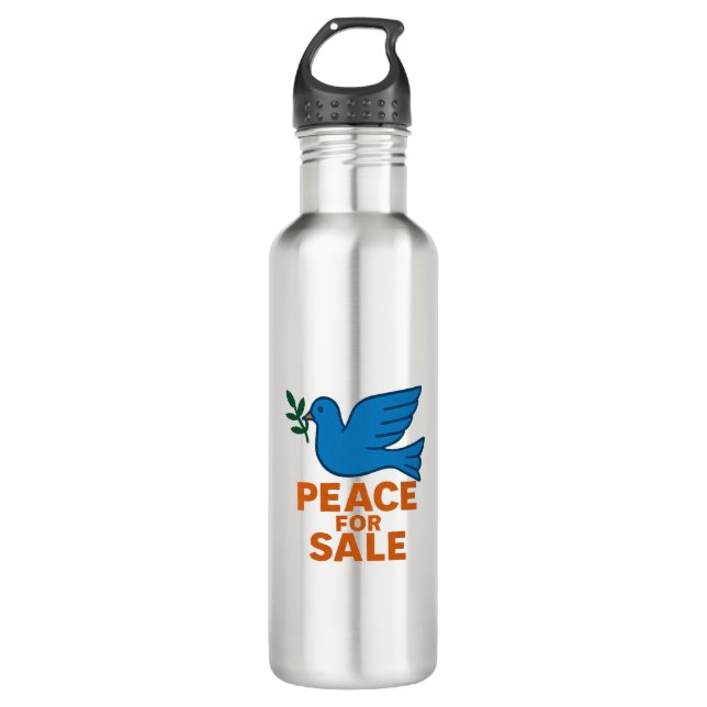 Botella De Agua Peace Themed Water Bottles (Anverso)
