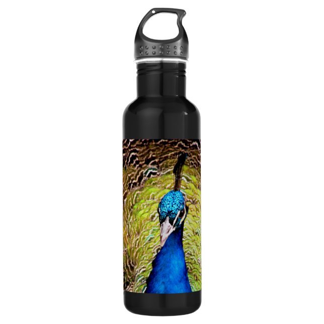 Botella De Agua Peacock (Anverso)