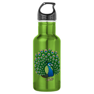 Botella De Agua Peafowl del indio de Birdorable
