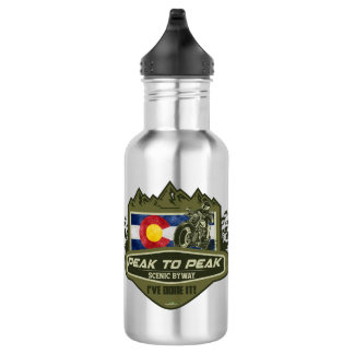 Botella De Agua Peak to Peak Scenic Byway Motocicleta 01