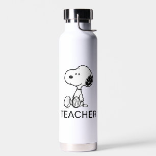 Botella De Agua PEANUTS   Maestra Snoopy