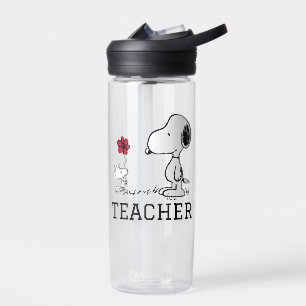 Botella De Agua PEANUTS   Snoopy & Woodstock Teacher