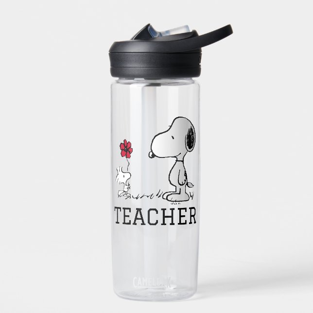 Botella De Agua PEANUTS | Snoopy & Woodstock Teacher (Izquierdo)