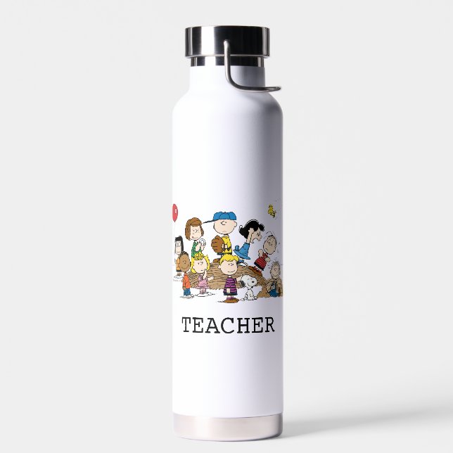 Botella De Agua Peanuts | The Gang Teacher (Izquierdo)