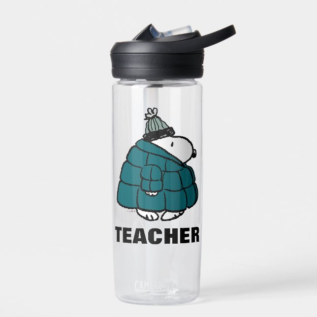 Botella De Agua Peanuts | Warm & Cozy Teacher (Izquierdo)