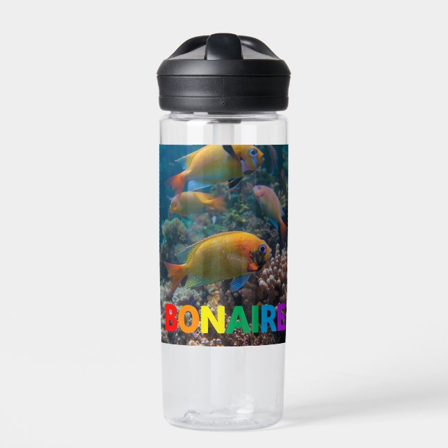 Botella De Agua peces de arrecife en bonaire (Delante)