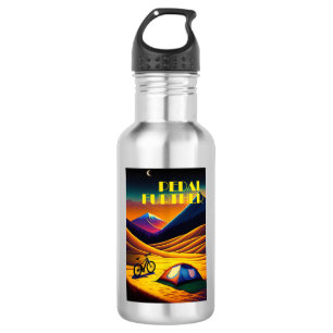 Botella De Agua Pedalea Más Lejos Bikepacking Montañas