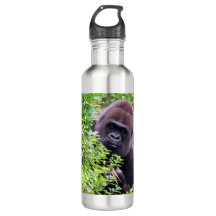 Botella de agua Peek-A-Boo Gorilla