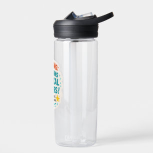 Botella De Agua Pegatina de advertencia de hidratación