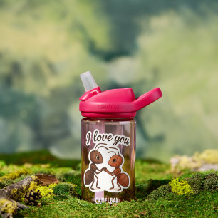 Botella De Agua Pegatina de amor a la hormiga linda - Diseño trans