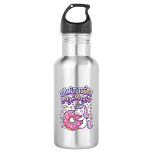 Botella De Agua Pegatina de idea de regalo mágico de donut de unic