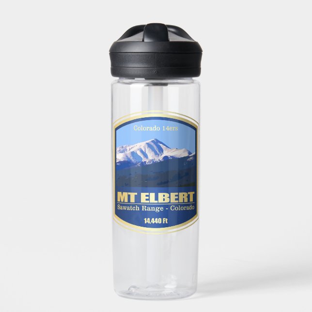 Botella De Agua Pegatina de Mount Elbert (PF) (Delante)