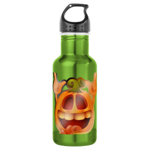 Botella De Agua Pegatina de Otoño y Halloween