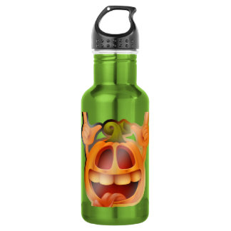 Botella De Agua Pegatina de Otoño y Halloween