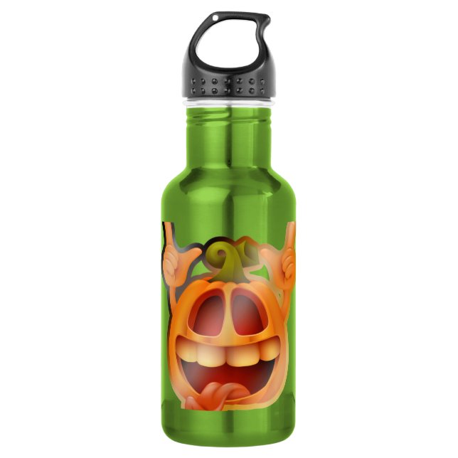 Botella De Agua Pegatina de Otoño y Halloween (Anverso)