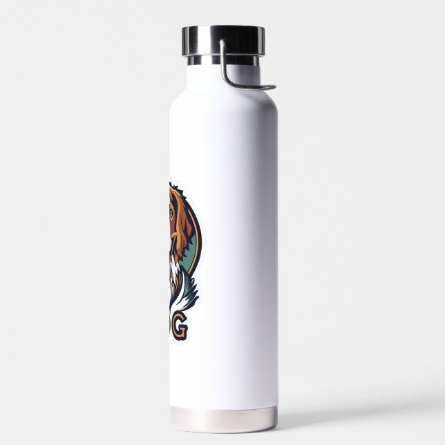 Botella De Agua Pegatina de perro (Izquierdo)