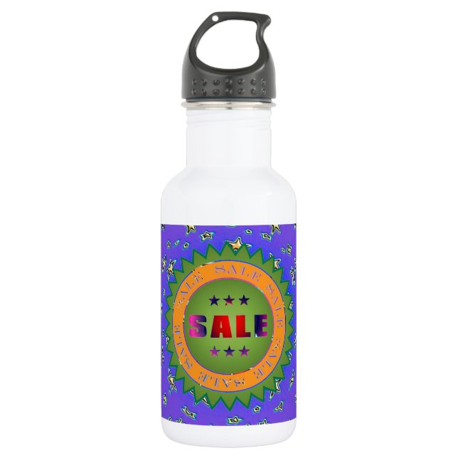 Botella De Agua Pegatina de ventas (Anverso)