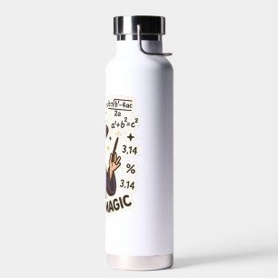 Botella De Agua Pegatina del Asistente para matemáticas - "Math is
