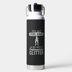 Botella De Agua Pelaje de perro dálmata brillo divertido mascota