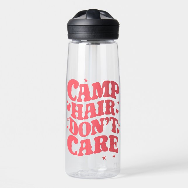 Botella De Agua Pelo de Campamento No Importa Chicas de Camping de (Delante)