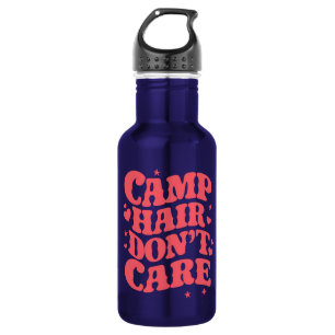 Botella De Agua Pelo de campamento no importa chicas de verano de
